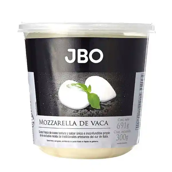 Queso Mozzarella de Vaca Jbo