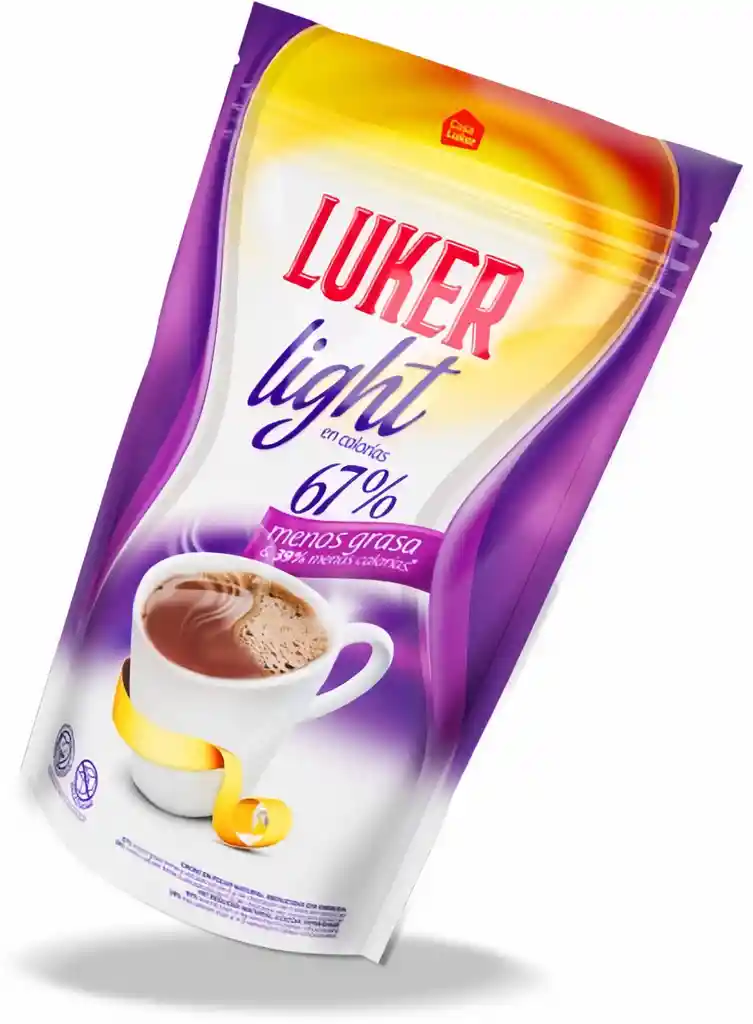 Luker Cacao en Polvo Light en Calorías
