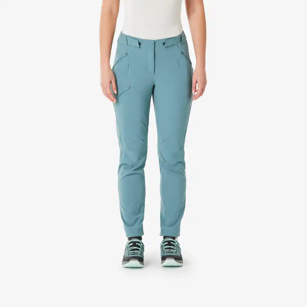Pantalón de Senderismo Mujer - Mh500 - Verde