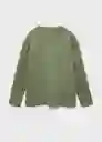 Camiseta Nubasic Verde Talla 10 Niños Mango