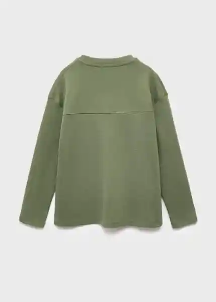 Camiseta Nubasic Verde Talla 10 Niños Mango
