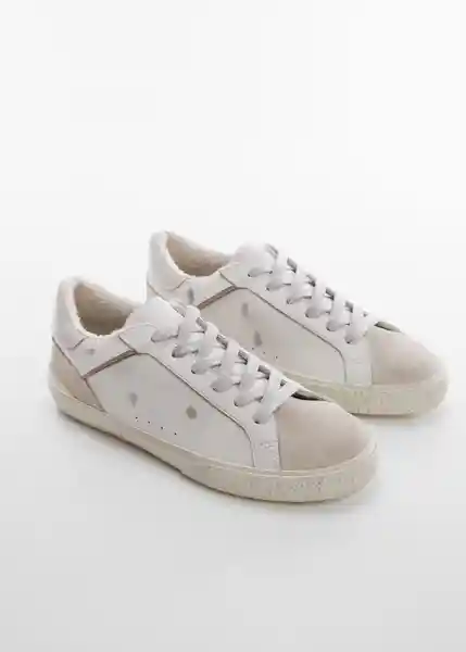 Zapatos Deportiva Vir Blanco Talla 37 Mujer Mango