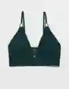 Top Bralette Aerie Verde Talla Large American Eagle