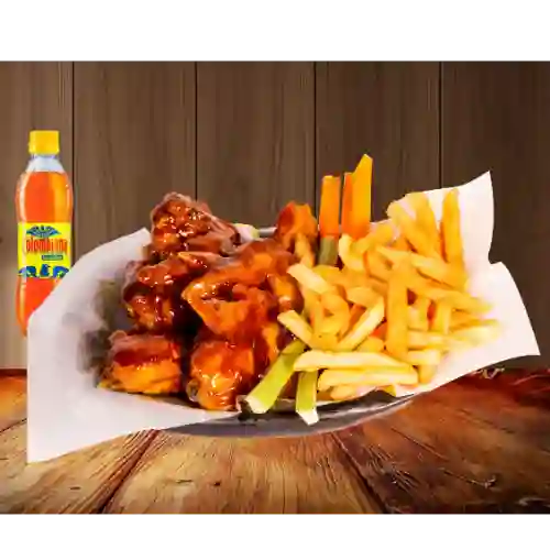Alitas X 8 Piezas ( Salsa Bbq ,miel Most