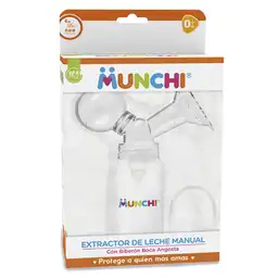 Munchi Extractor de Leche Manual con Biberón Boca Angosta