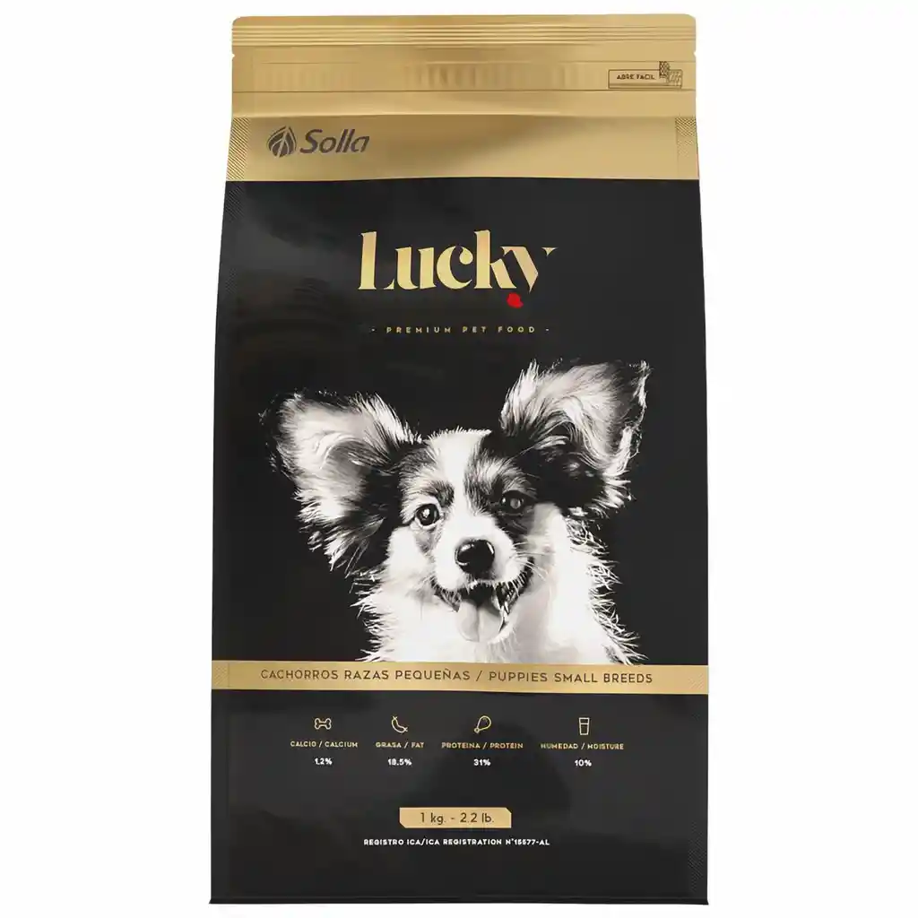 Lucky Alimento Premium para Perros Cachorros de Razas Pequeñas