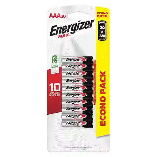 Energizer Pila Alcalina Energizer Max Aaa