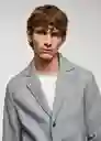 Abrigo Hake Gris Claro Vigoré Talla M Hombre Mango