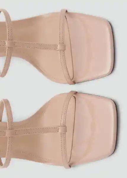 Sandalias Tea Nude Talla 40 Mujer Mango