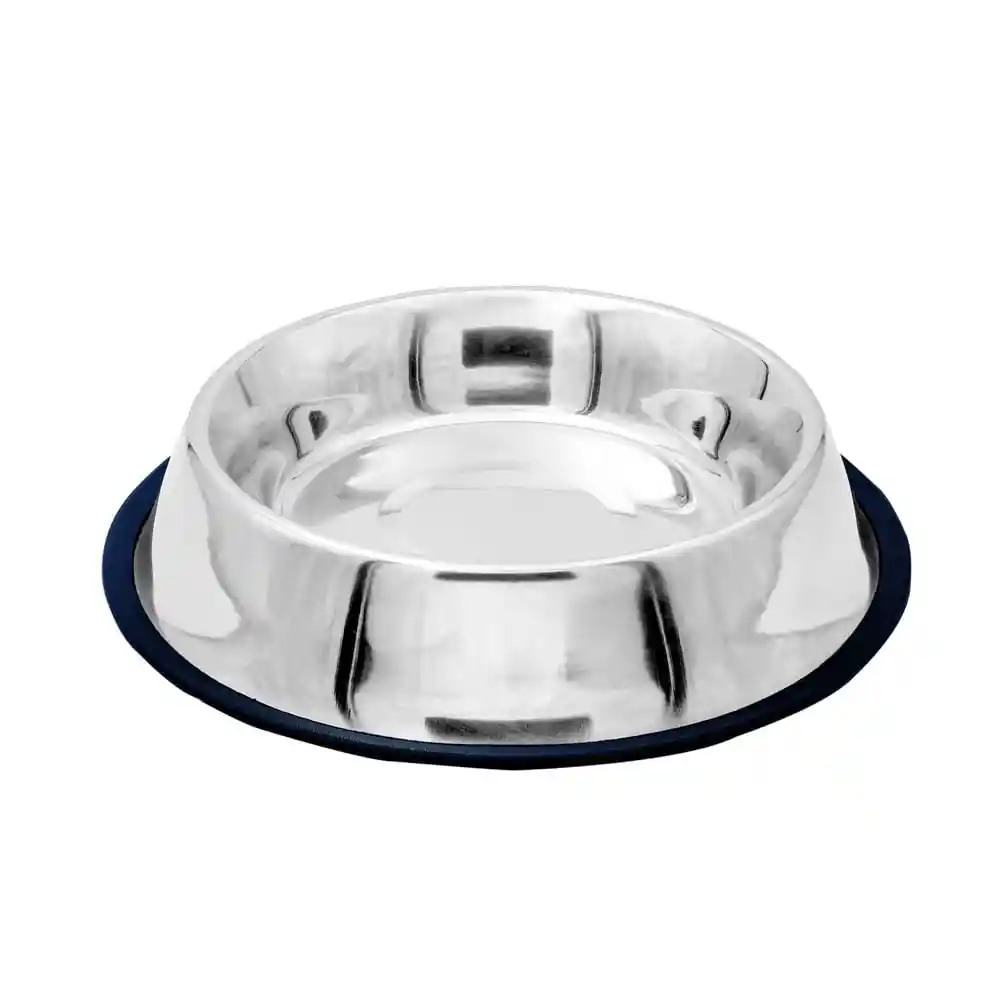 Plato Acero Inoxidable Pets Fun