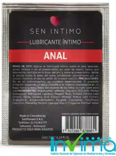 Sen Intimo Anal Sachet 7ml