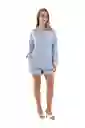 Short Ayden Azul Claro Talla XS Mercedes Campuzano