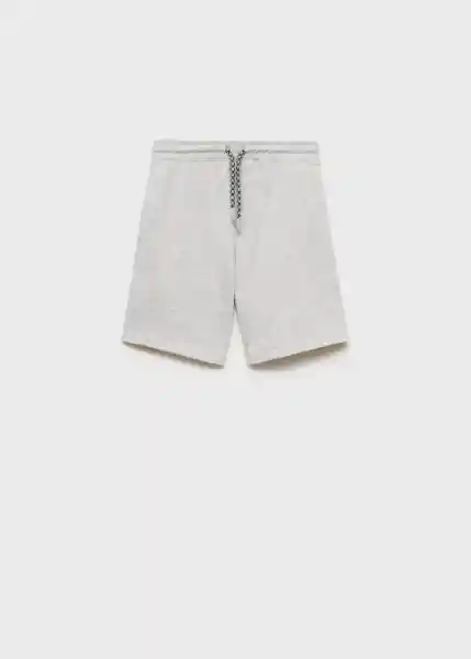 Bermuda Francia8 Gris Medio Vigoré Talla 12 Niños Mango