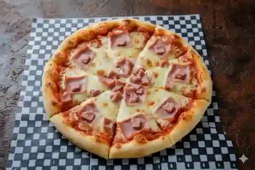 Pizza Personal Jamón y Queso