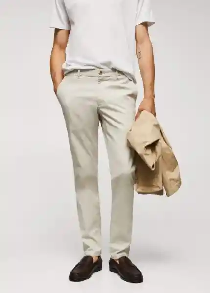 Pantalón Barna Arena Talla 38 Hombre Mango