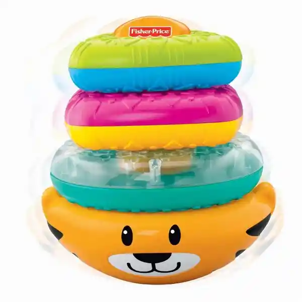 Fisher-Price Juguete Pila de Aritos Tigre