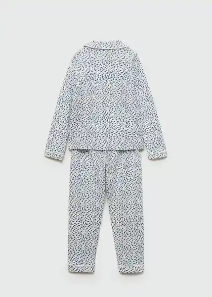 Pijama Jardin Celeste Talla 08 Niñas Mango