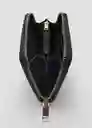 Billetera M Leonor Negro Talla 99 Mujer Mango