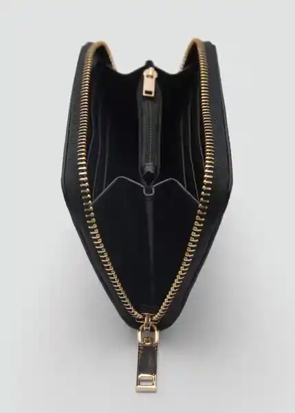 Billetera M Leonor Negro Talla 99 Mujer Mango