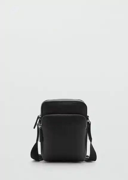 Bolso Park Negro Talla 99 Hombre Mango