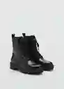 Botines Mountain Negro Talla 40 Mujer Mango