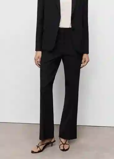 Pantalón Bergen Navy Talla 40 Mujer Mango