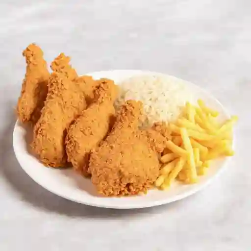 Super Miti-miti Especial y Pollo Frito