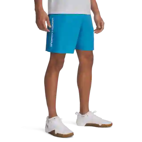 Under Armour Pantaloneta Tech Woven Wordmark Azul Talla MD