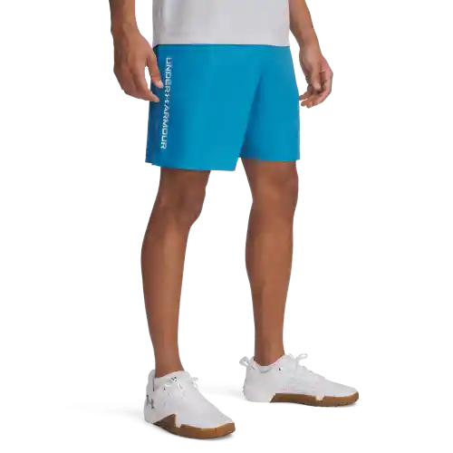 Under Armour Pantaloneta Tech Woven Wordmark Azul Talla MD