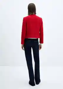 Chaqueta Wintour Rojo Talla S Mujer Mango