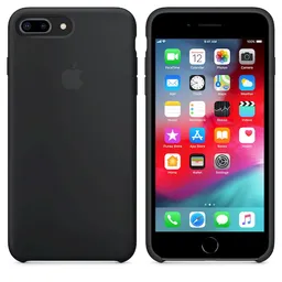 Hepa Silicone Case Negro Iphone 8 Plus