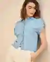 Camisa Azul Cielo Claro Talla M 611G012 Esprit