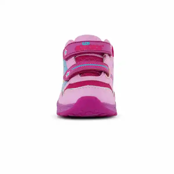 Los Gomosos Tenis Con Luces Moulu Niña Rosado Talla 26