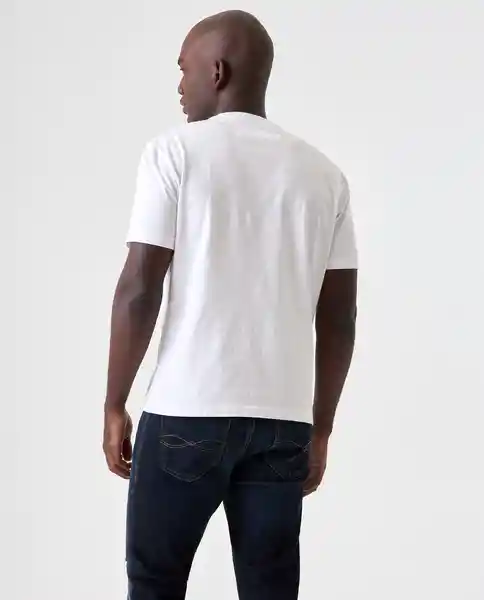 Camiseta Hombre Blanco Talla XS 842G003_BLA110601 Americanino