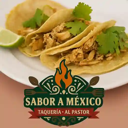 Taco de pollo (1 unidad)