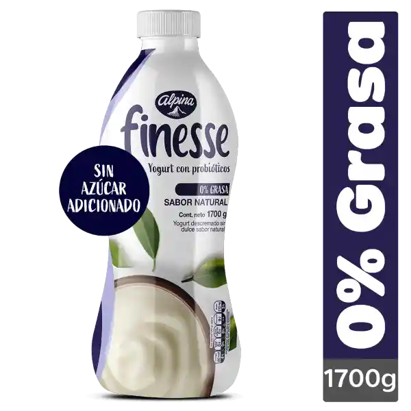 Finesse Yogurt Natural con Probióticos