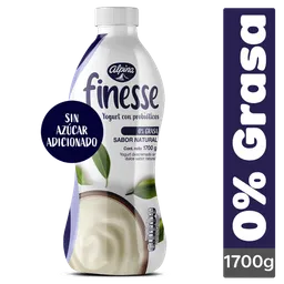 Finesse Yogurt Natural con Probióticos