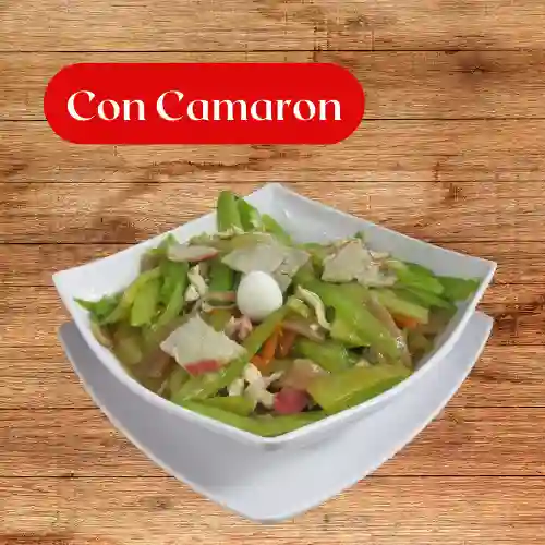 Chop Suey con Camarones