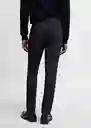 Pantalón Paulo Navy Talla 38 Hombre Mango