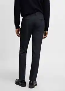 Pantalón Paulo Navy Talla 38 Hombre Mango