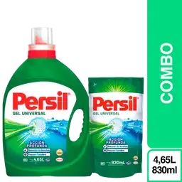Combo Detergente líquido Persil Acción profunda 4,65 + 830ml