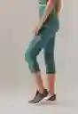 Legging Capri Xs - Verde