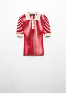 Buzo Jersey Carmín Rojo Talla XS Mujer Mango