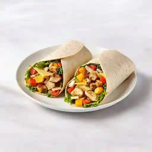 Los 4 Wraps Para 2 Personas + 2 Jugos De Naranja