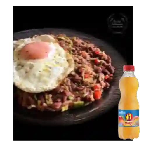 Combo Calentado de Frijol + Hit Mango 500 ml