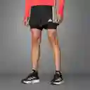 Adidas Pantaloneta Adizero 2I1 M Correr Hombre Negro Talla XL