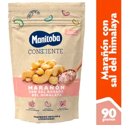 Manitoba Marañon Horneado con Sal Rosada Del Himalaya 