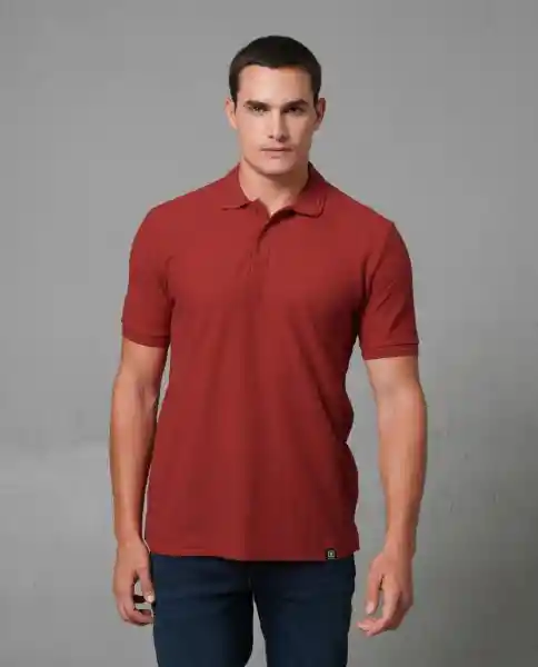 Camiseta Polo Hombre Rojo L 192G100_ROJ191650 Rifle