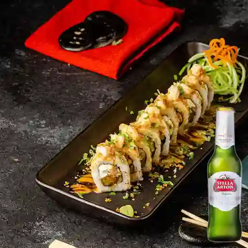 Combo Ebi Roll + Cerveza Stella Artois Bot. 330ml
