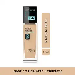 Maybelline Base Líquida Fit Me Tono 220 Natural Beige